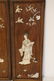 4 Chinese vintage rosewood panels w/ MOP inlaid - 8