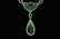 18k W/G jadeite necklace w/ GIA certificate - 4