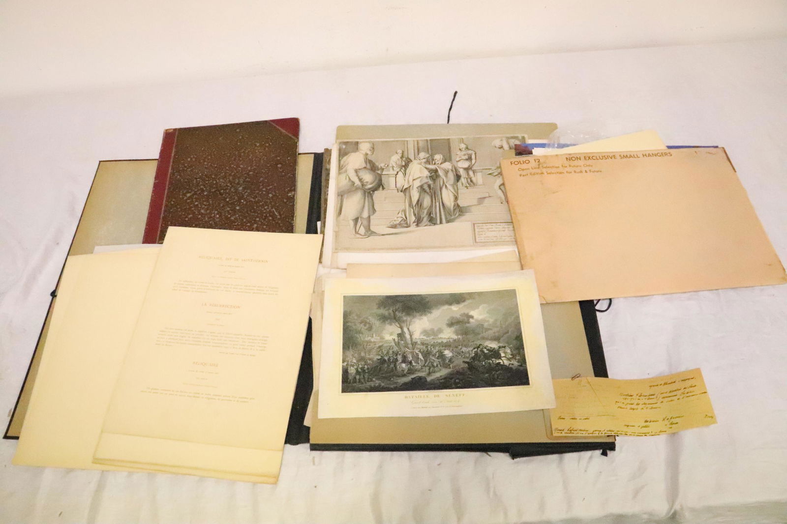 Lot of antique etchings, prints (1 of 11)