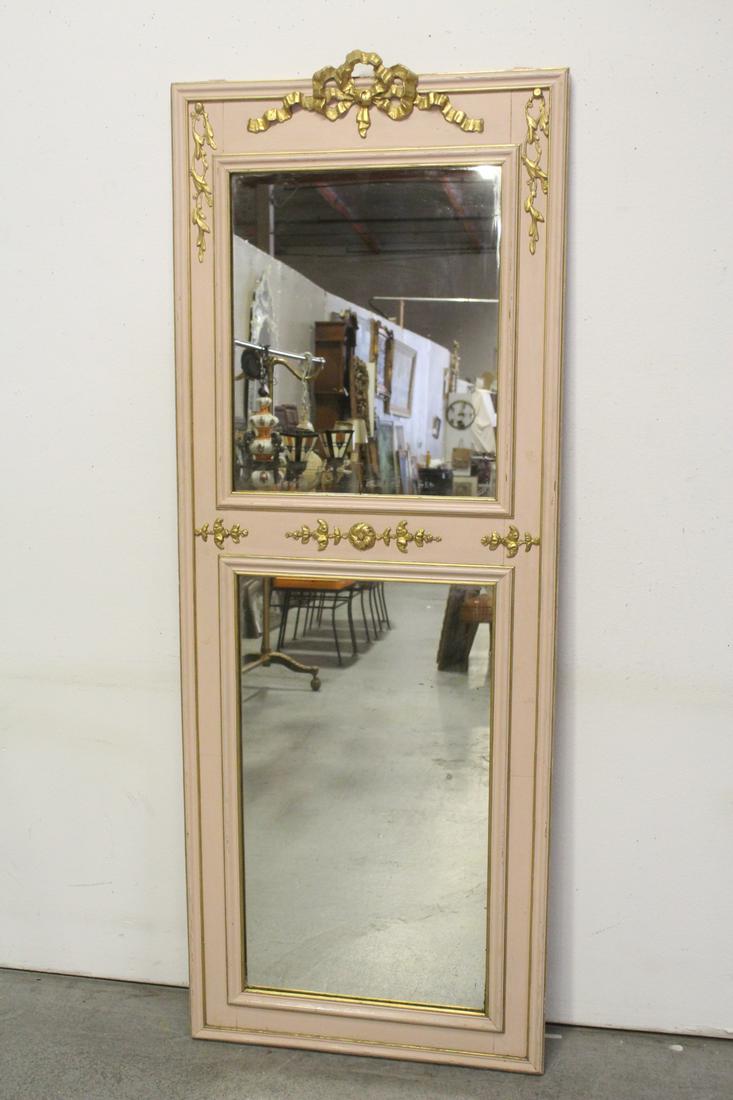 A fancy painted French door with mirror (1 of 10)