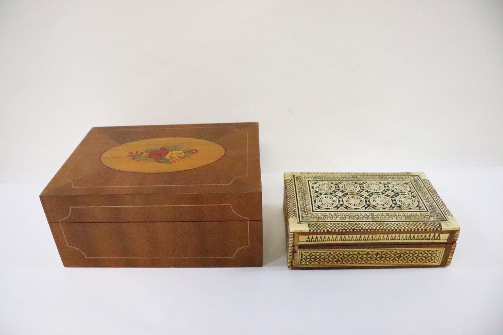 2 beautiful inlaid boxes (1 of 9)