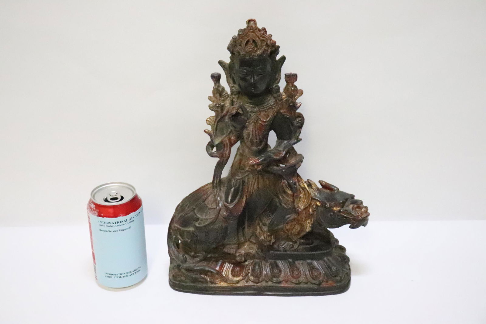 A fine bronze sculpture of deity (1 of 10)