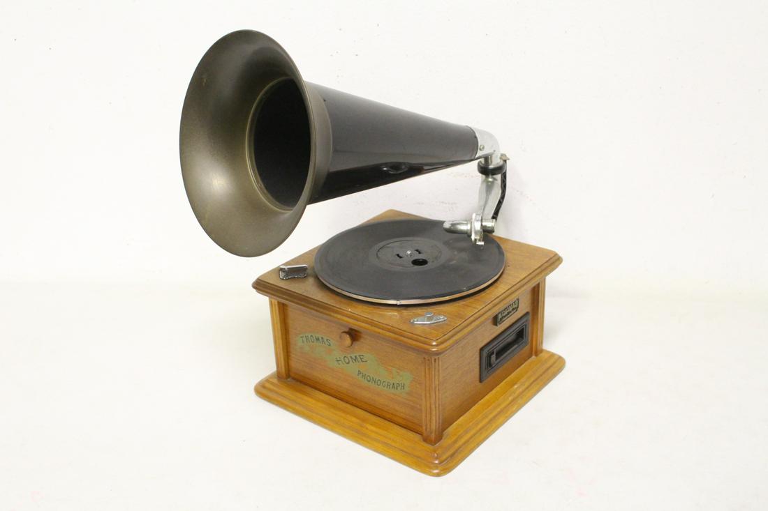 Vintage record player: Vintage record player, 19"H