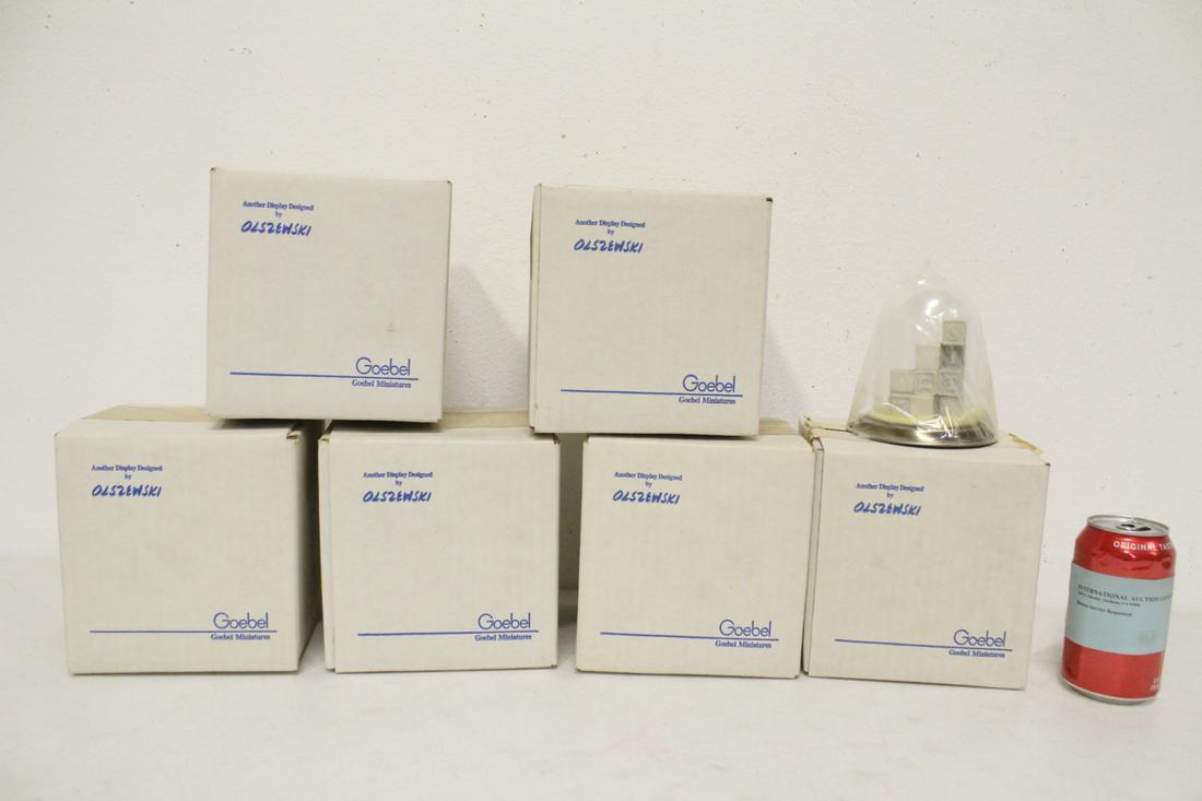 6 Goebel crystal ornaments by Olszewski: 6 Goebel crystal ornaments designed by Olszewski