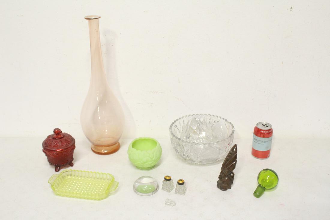 Lot of crystals, art glasses: Lot of crystals, art glasses