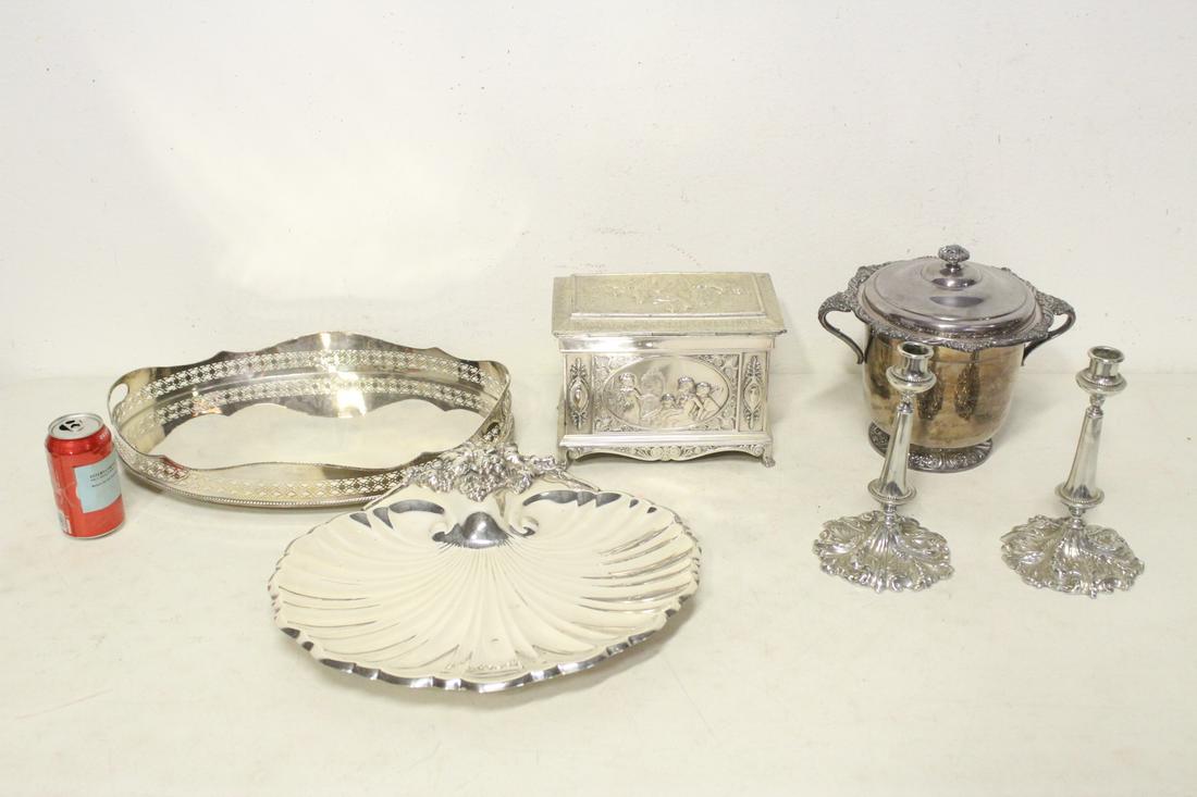 6 pieces fancy silverplate (1 of 10)
