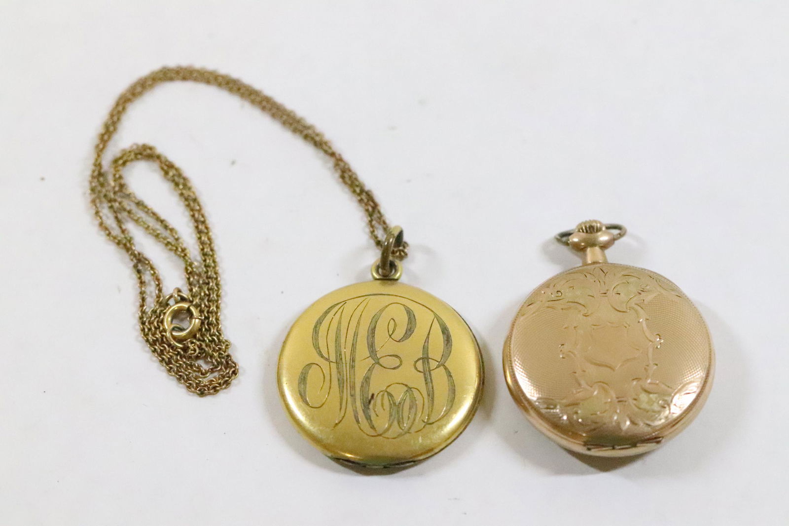 2 Victorian picture lockets (1 of 10)