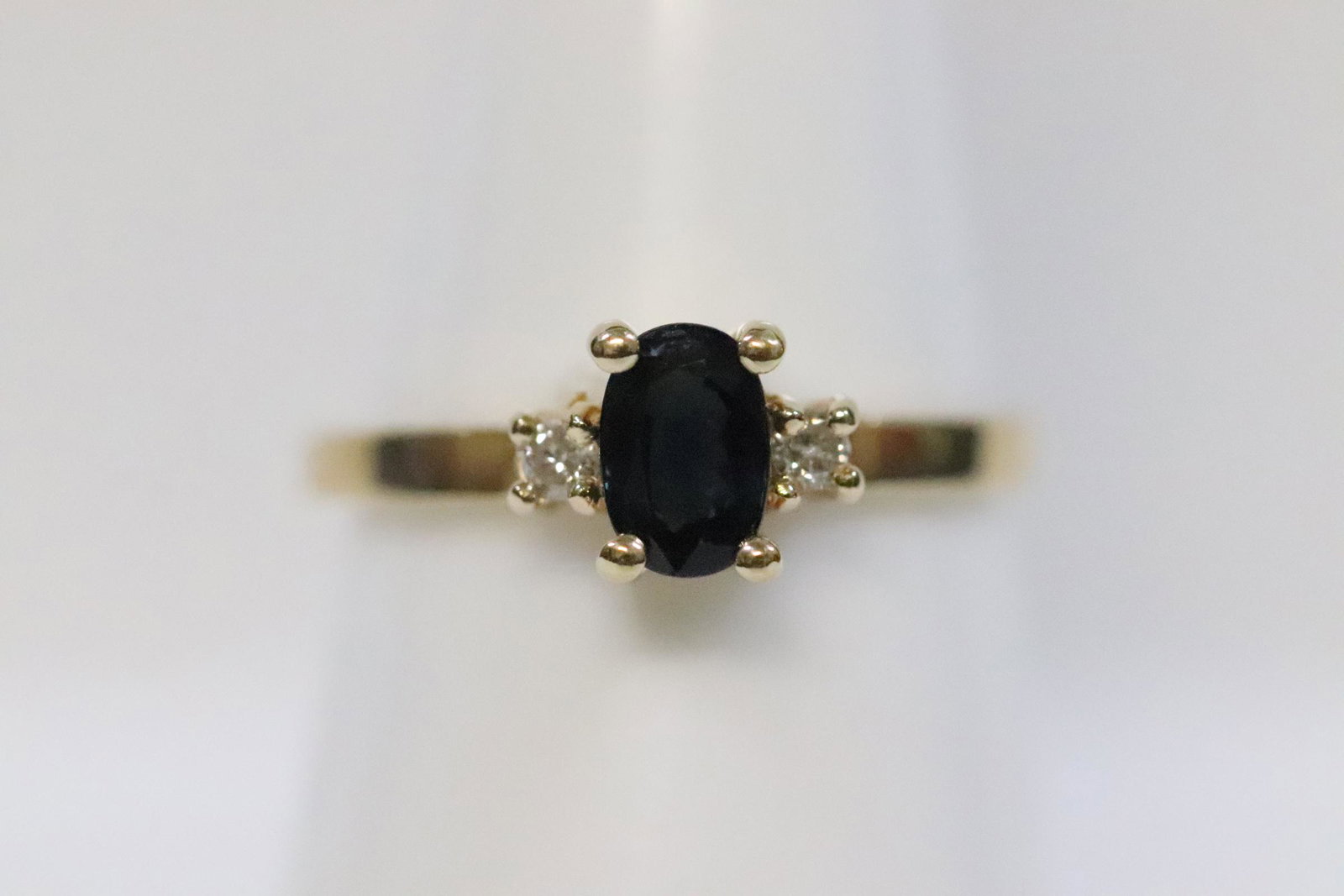 14K sapphire diamond ring (1 of 9)
