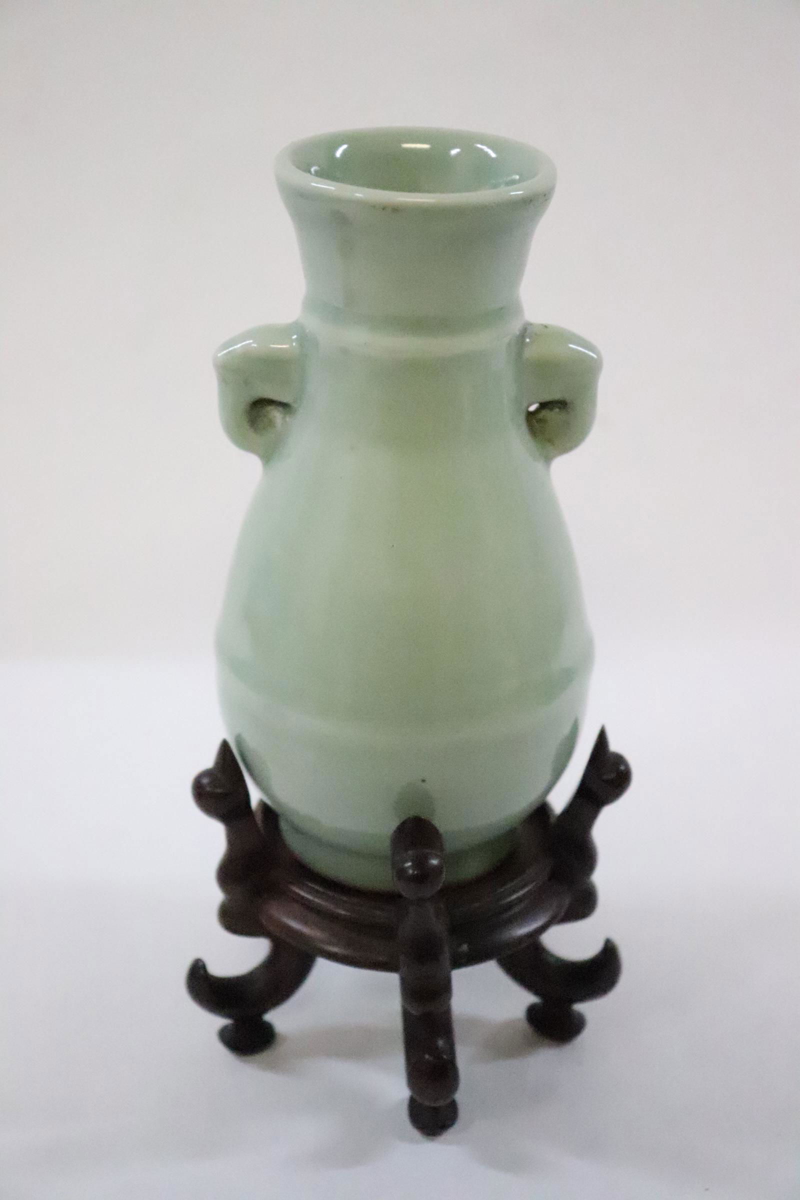 Chinese antique Song style celadon vase (1 of 10)