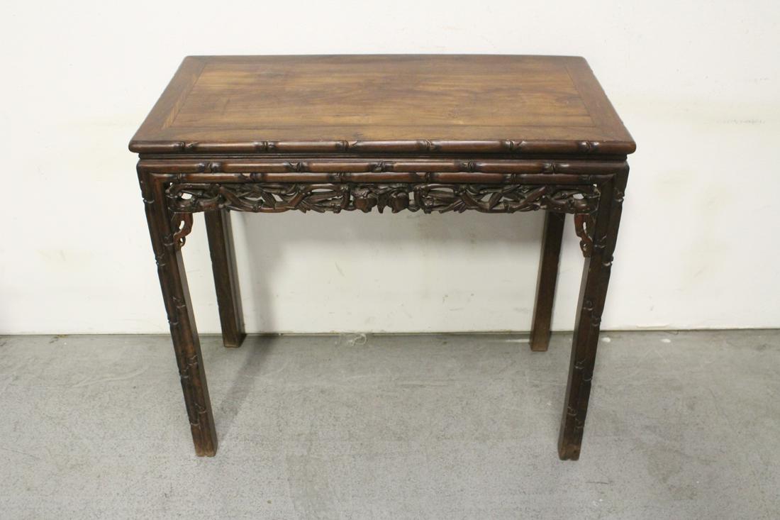 Chinese mid-19th c. rosewood altar table (1 of 10)