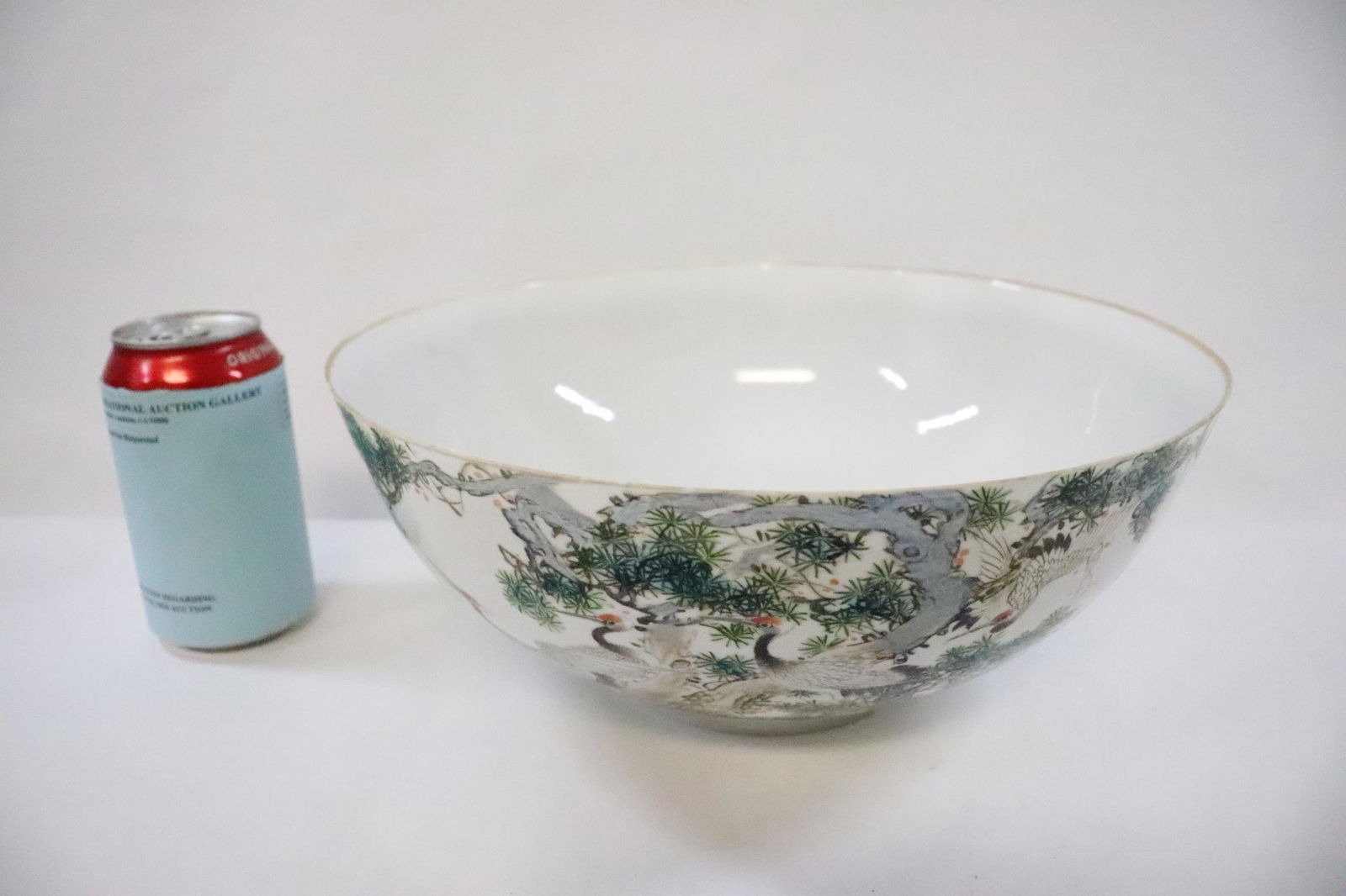 A beautiful Chinese large egg shell porcelain bowl (1 of 13)