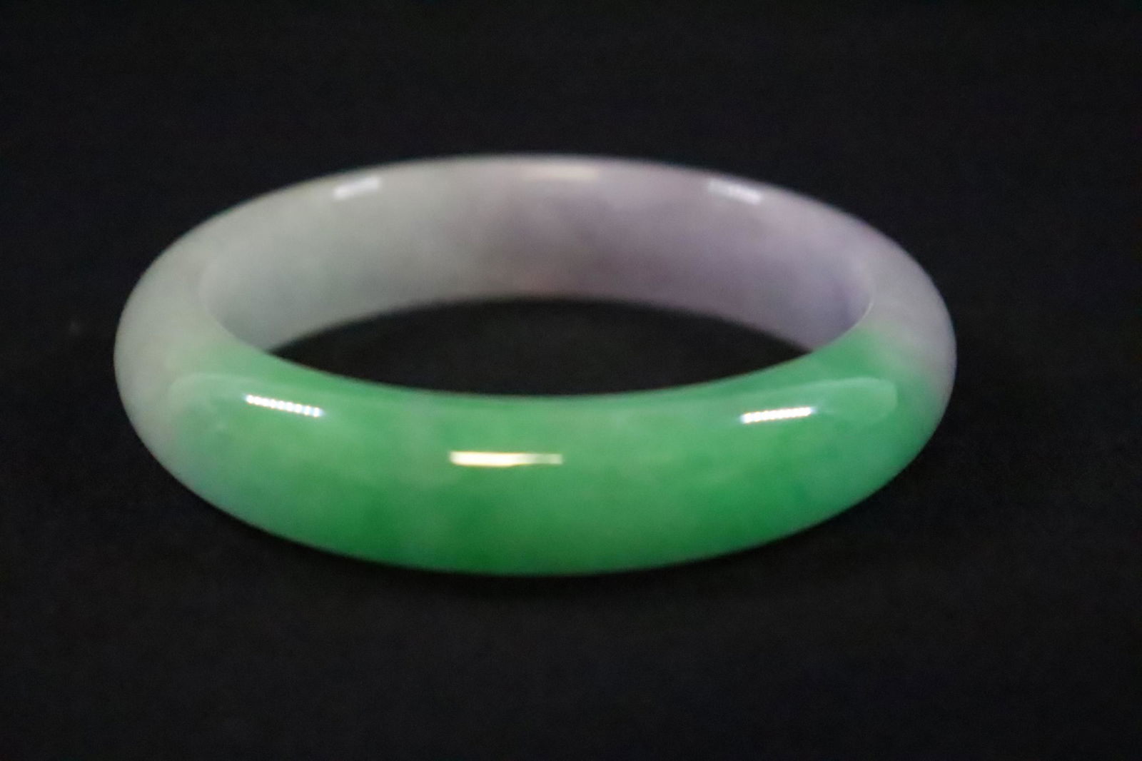 Chinese jadeite like bangle (1 of 9)