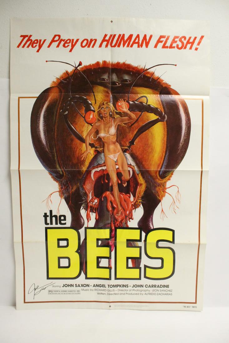 Original movie poster, autographed by John Saxon (1 of 10)