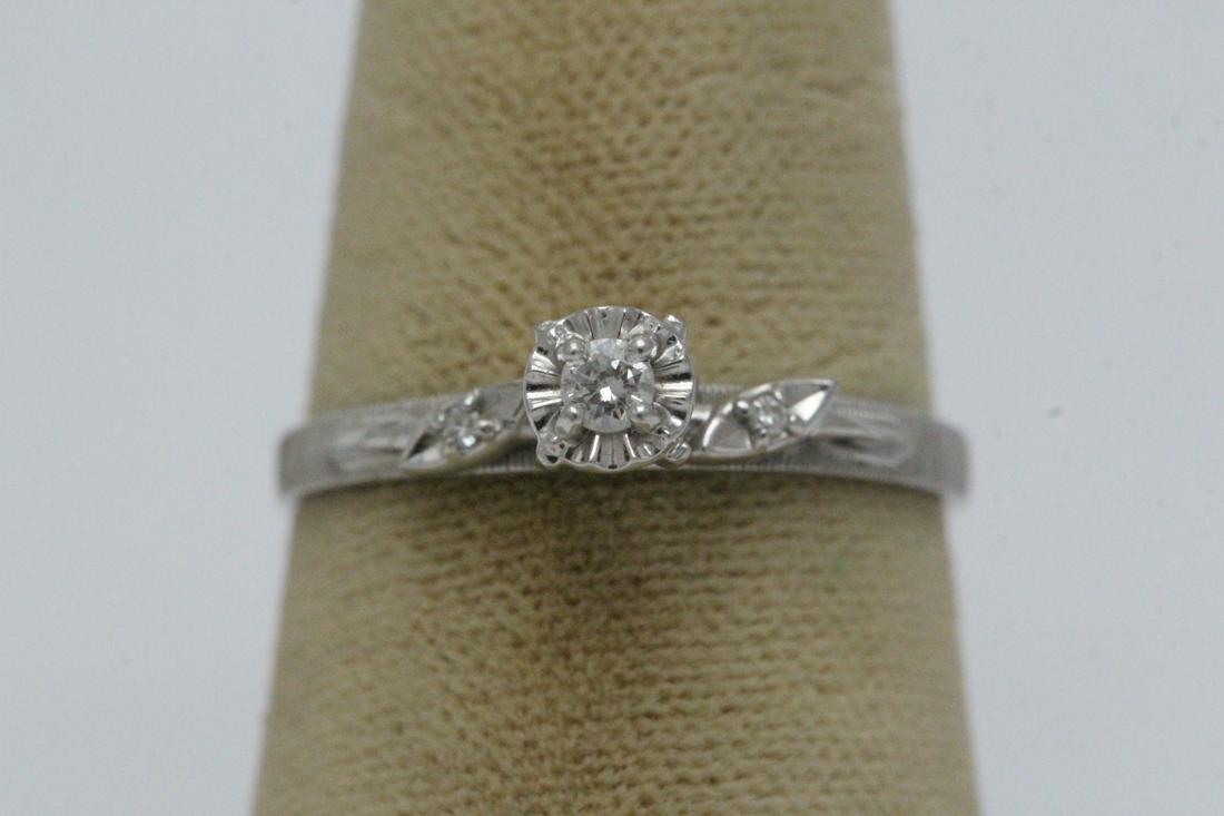 14K W/G diamond ring (1 of 10)