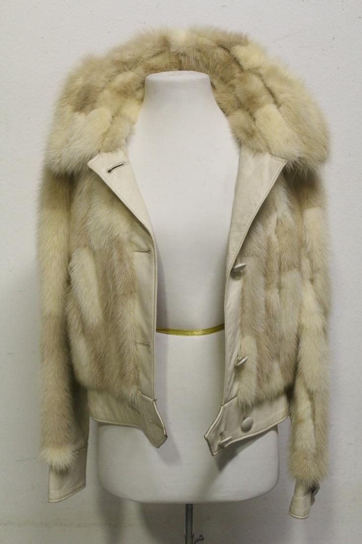 A beautiful lady's mink and leather jacket (1 of 9)