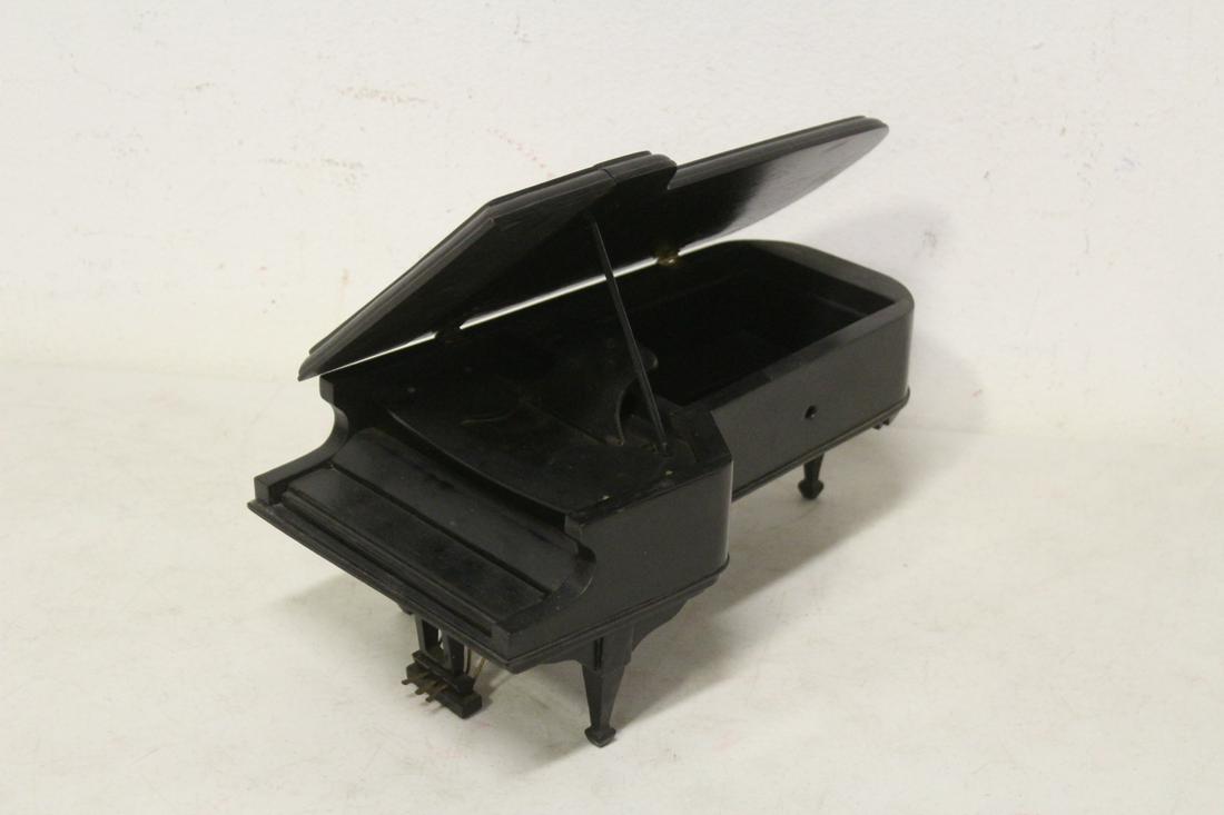 Unusual wood toy piano: Unusual wood toy piano, 62"Hx14.65"x8"