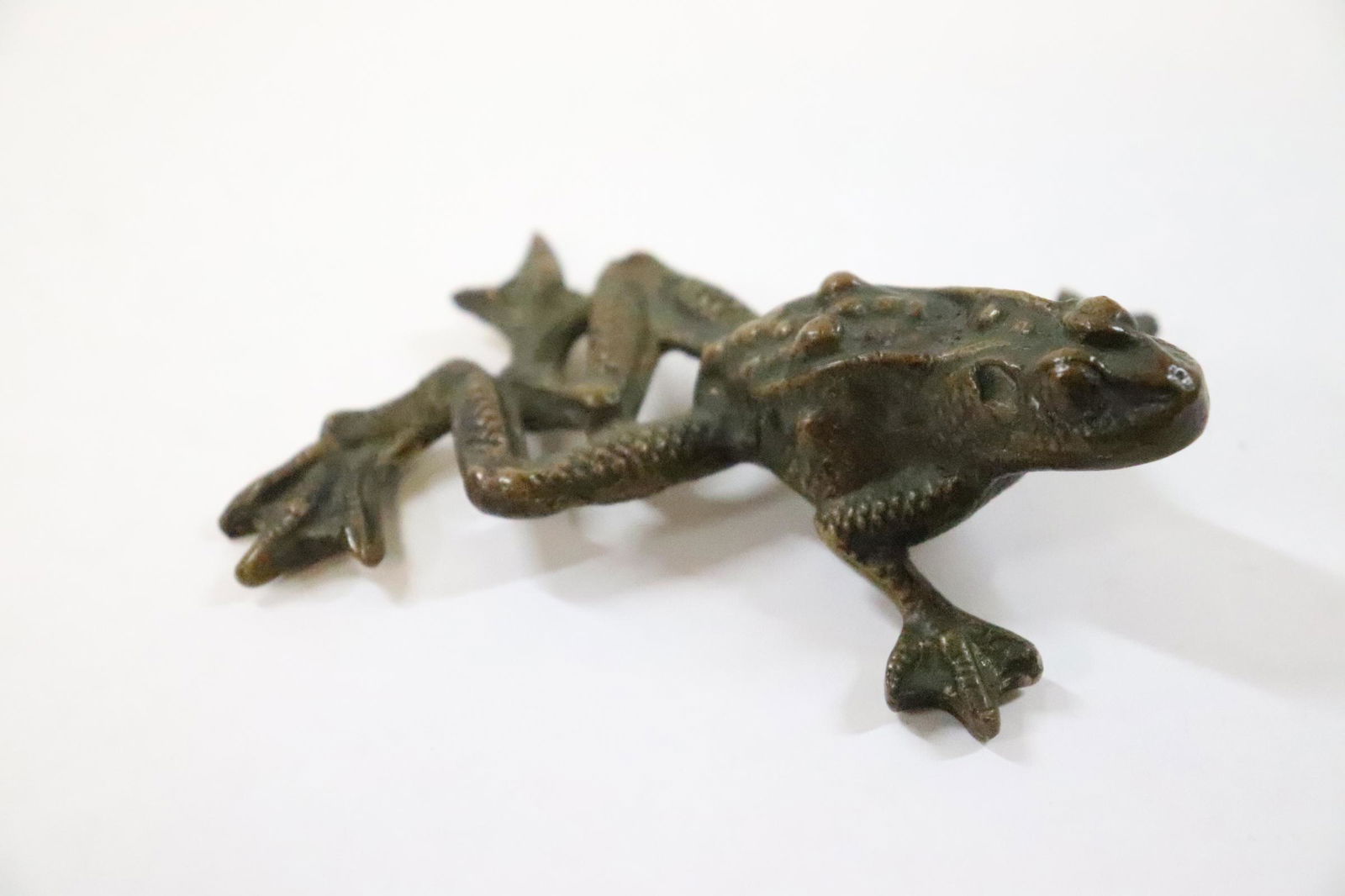 miniature bronze sculpture, artist seal (1 of 9)