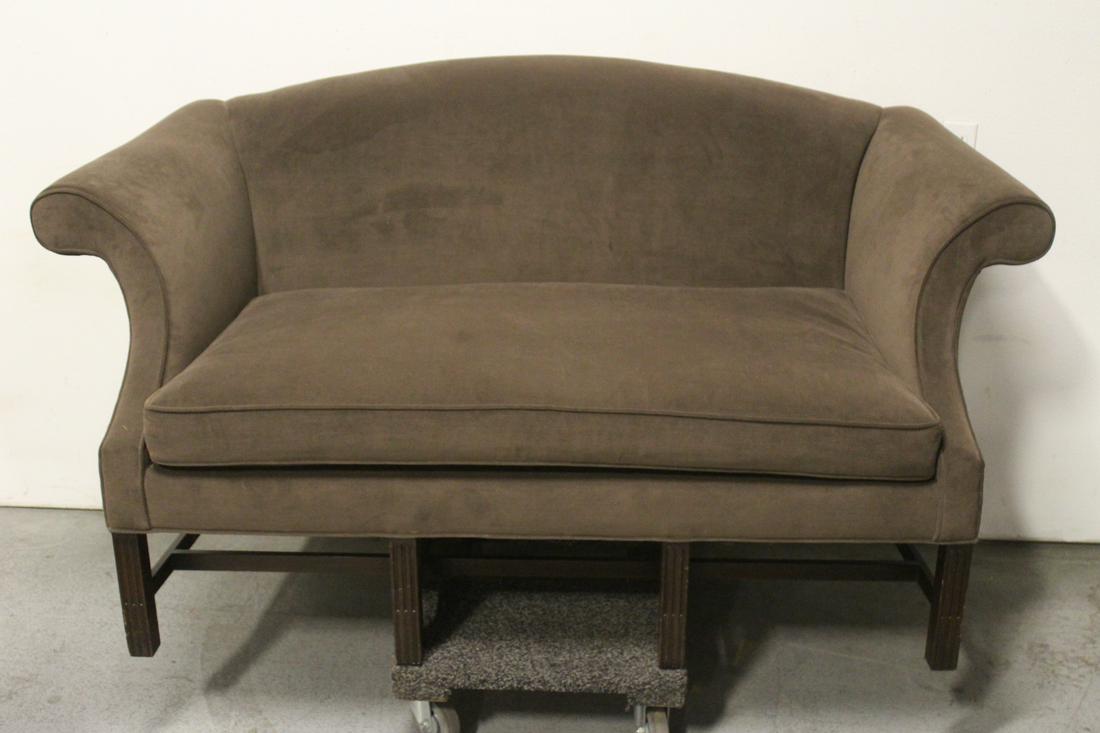 18th/19th c. Chinese chippendale mahogany loveseat (1 of 9)