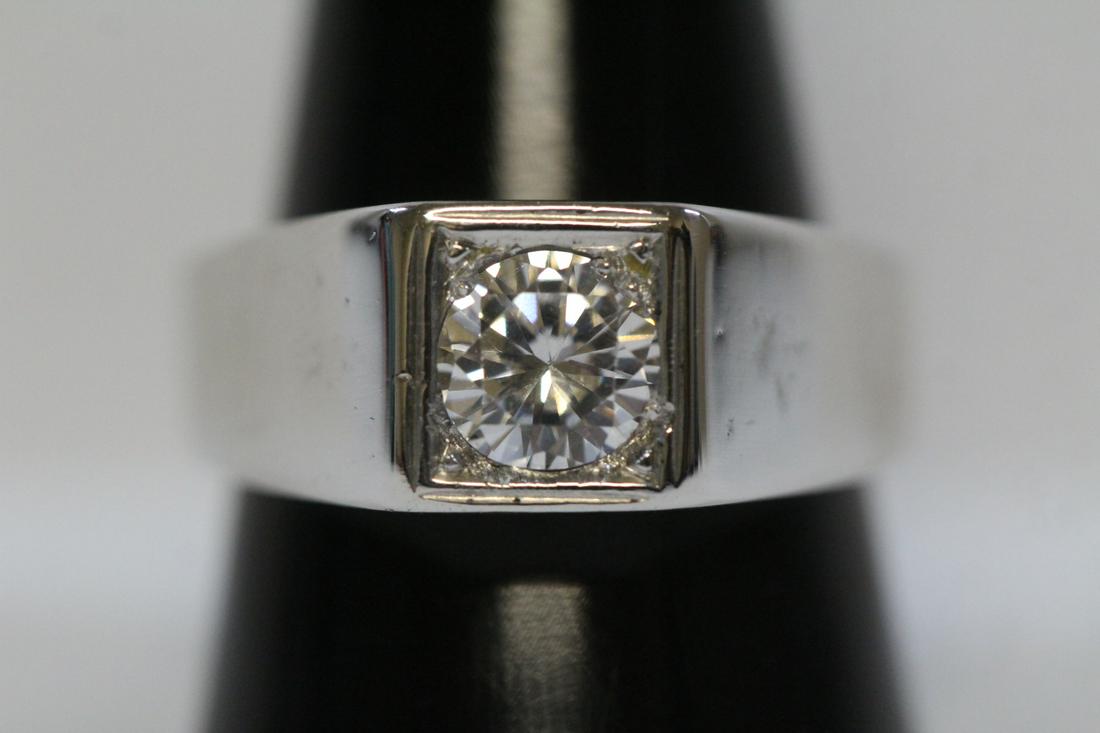 14K W/G ring with CZ (1 of 9)
