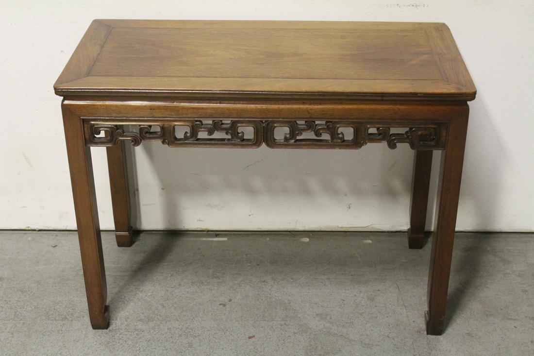 Chinese antique rosewood rectangular table (1 of 10)