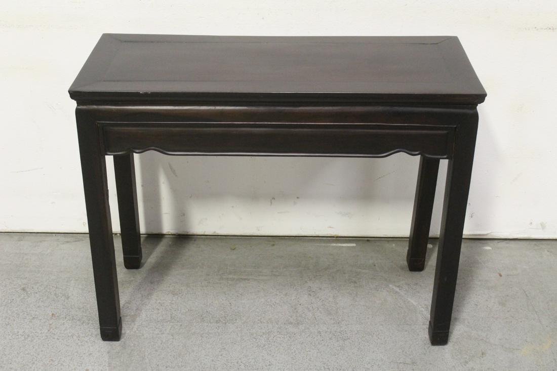 Vintage Chinese rectangular rosewood table (1 of 9)