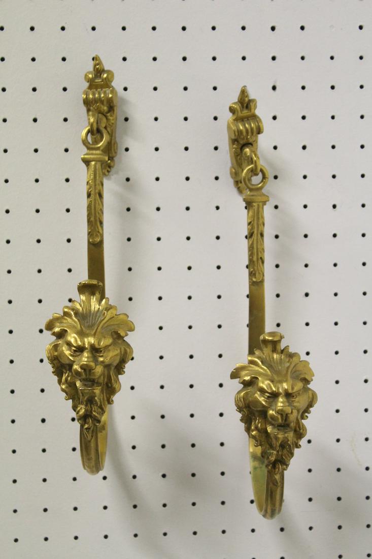 Pair gilt bronze wall sconces (1 of 10)
