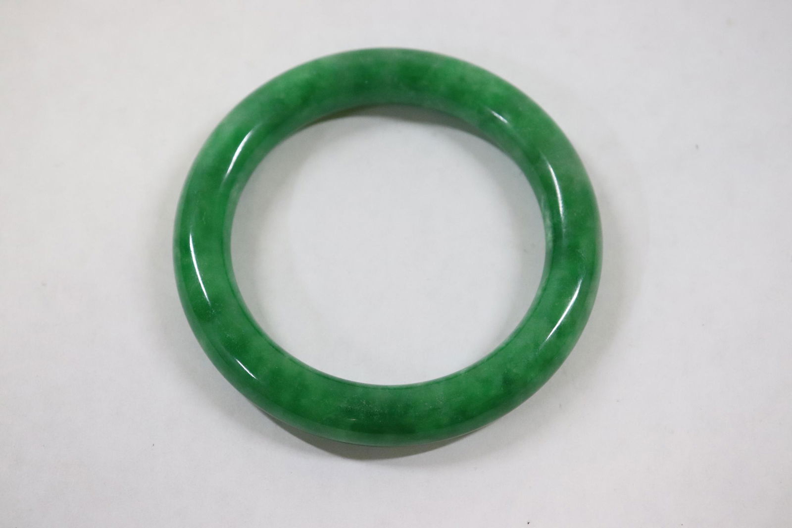 Chinese jadeite like bangle (1 of 9)