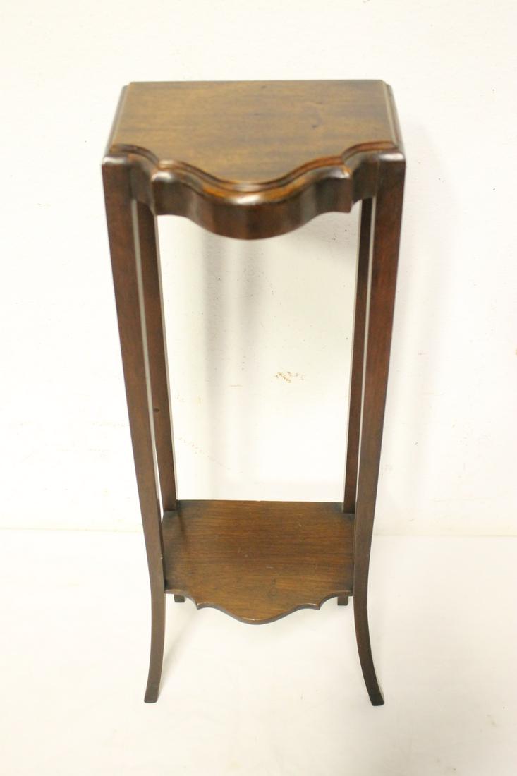 Very interesting mahogany small side stool (1 of 8)