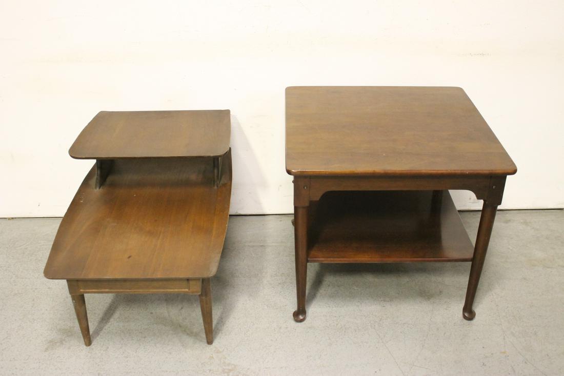 2 Danish motif teak wood side tables (1 of 9)