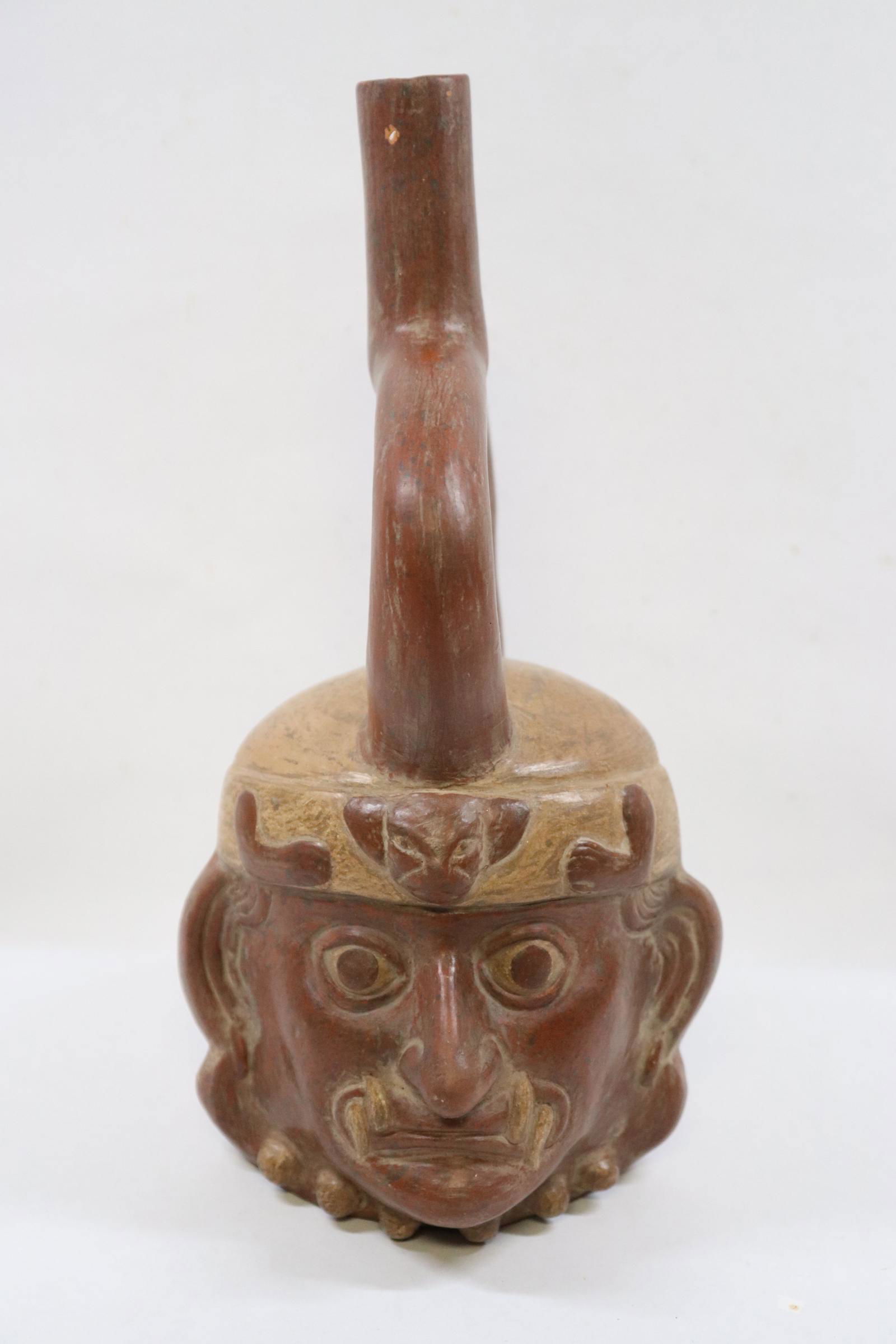 Pre-Columbian style pottery vase(?) (1 of 10)
