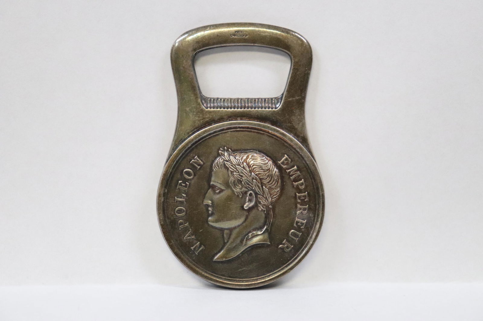 Unusual silver(?) bottle opener by Christophe (1 of 9)