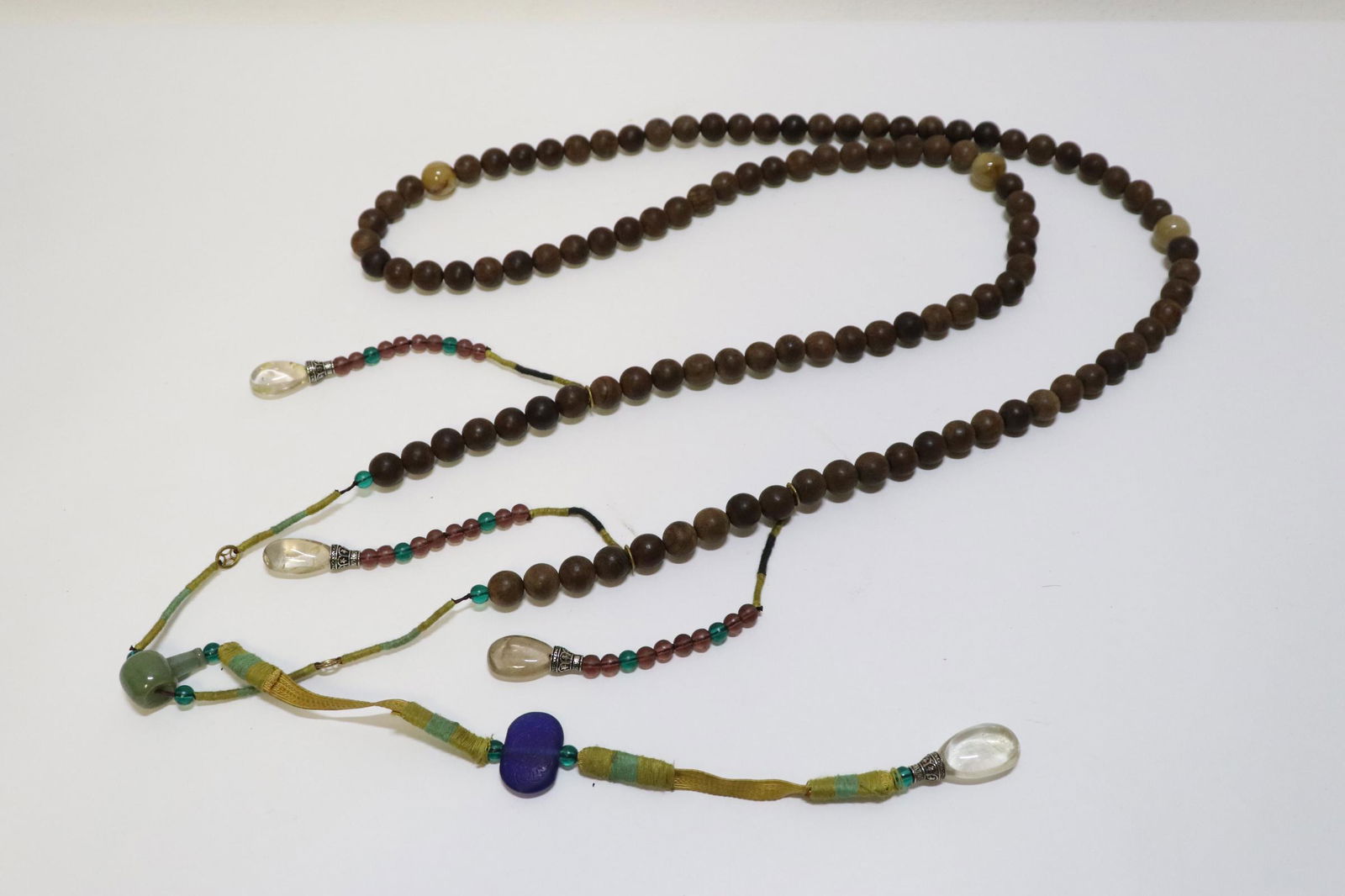 Chinese wood bead necklace (1 of 10)