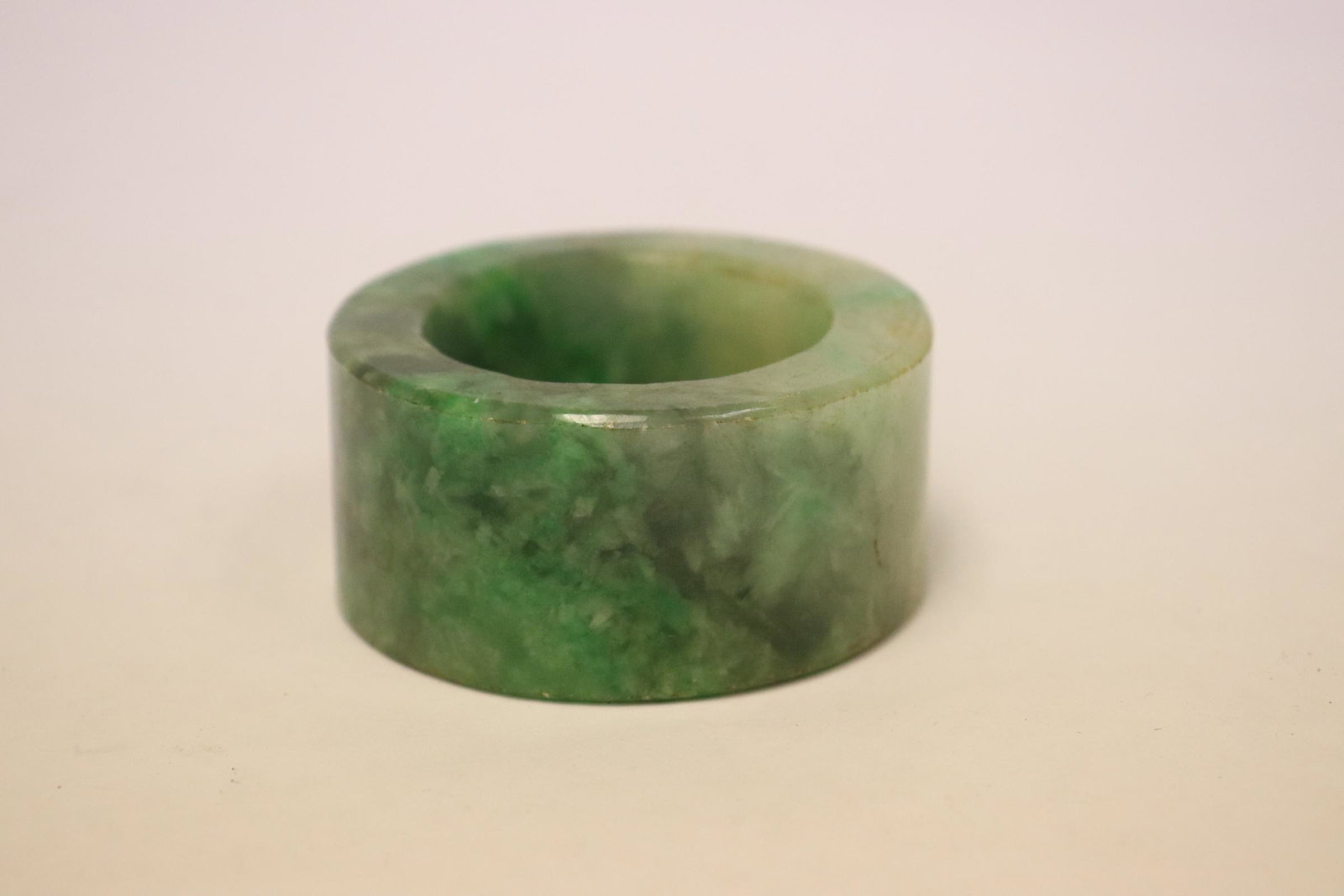 Chinese jadeite carved children bangle(?): Chinese jadeite carved children bangle(?), 1.05"Hx2.15"dia