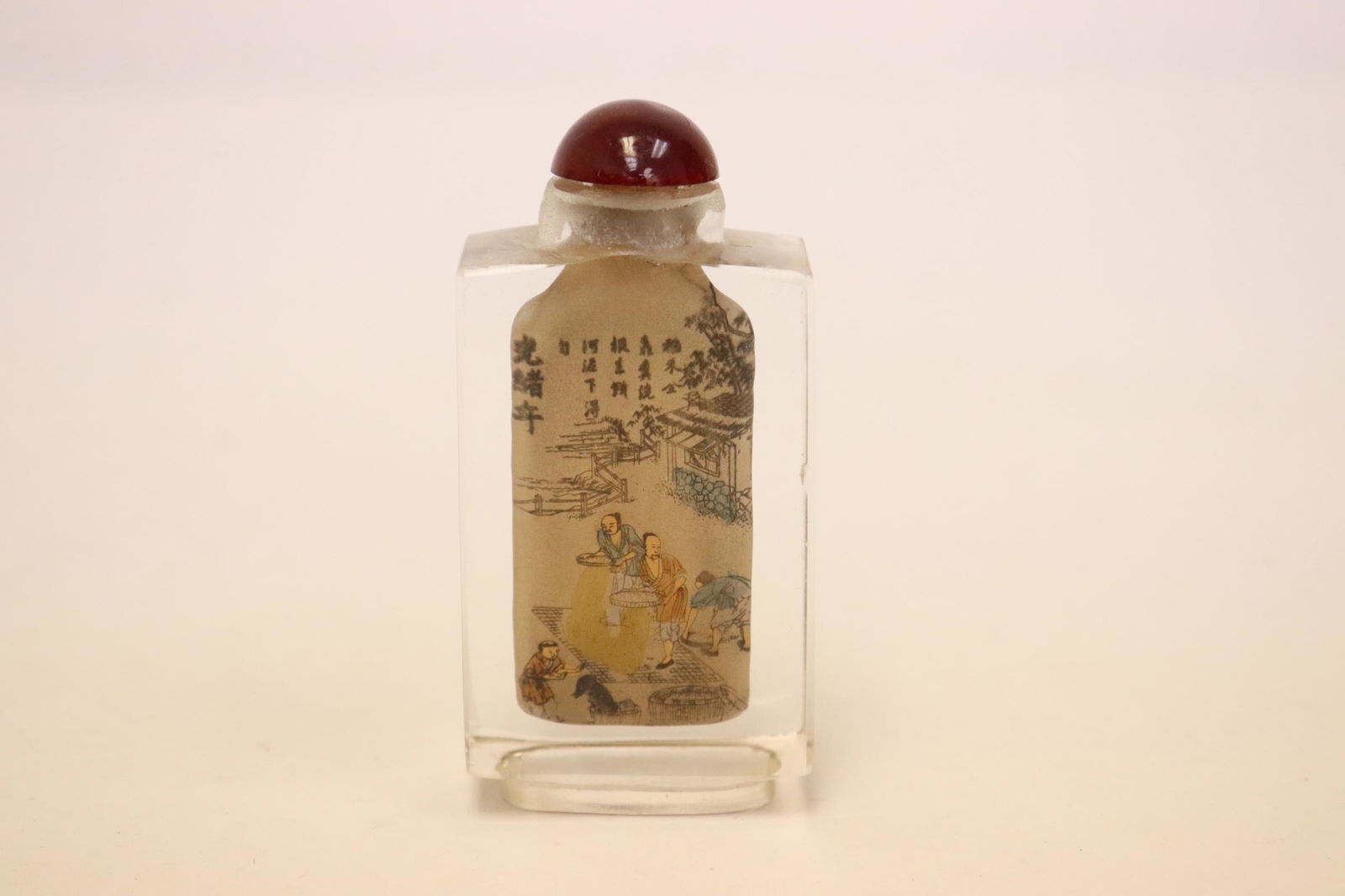 Chinese reverse painted snuff bottle (1 of 10)