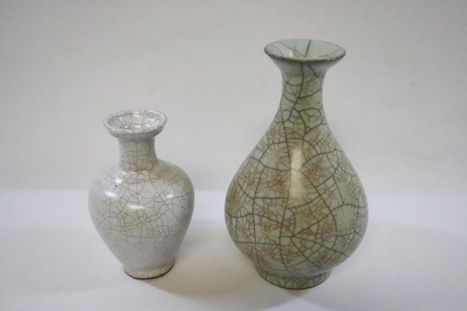 2 Song style crackleware vases (1 of 10)