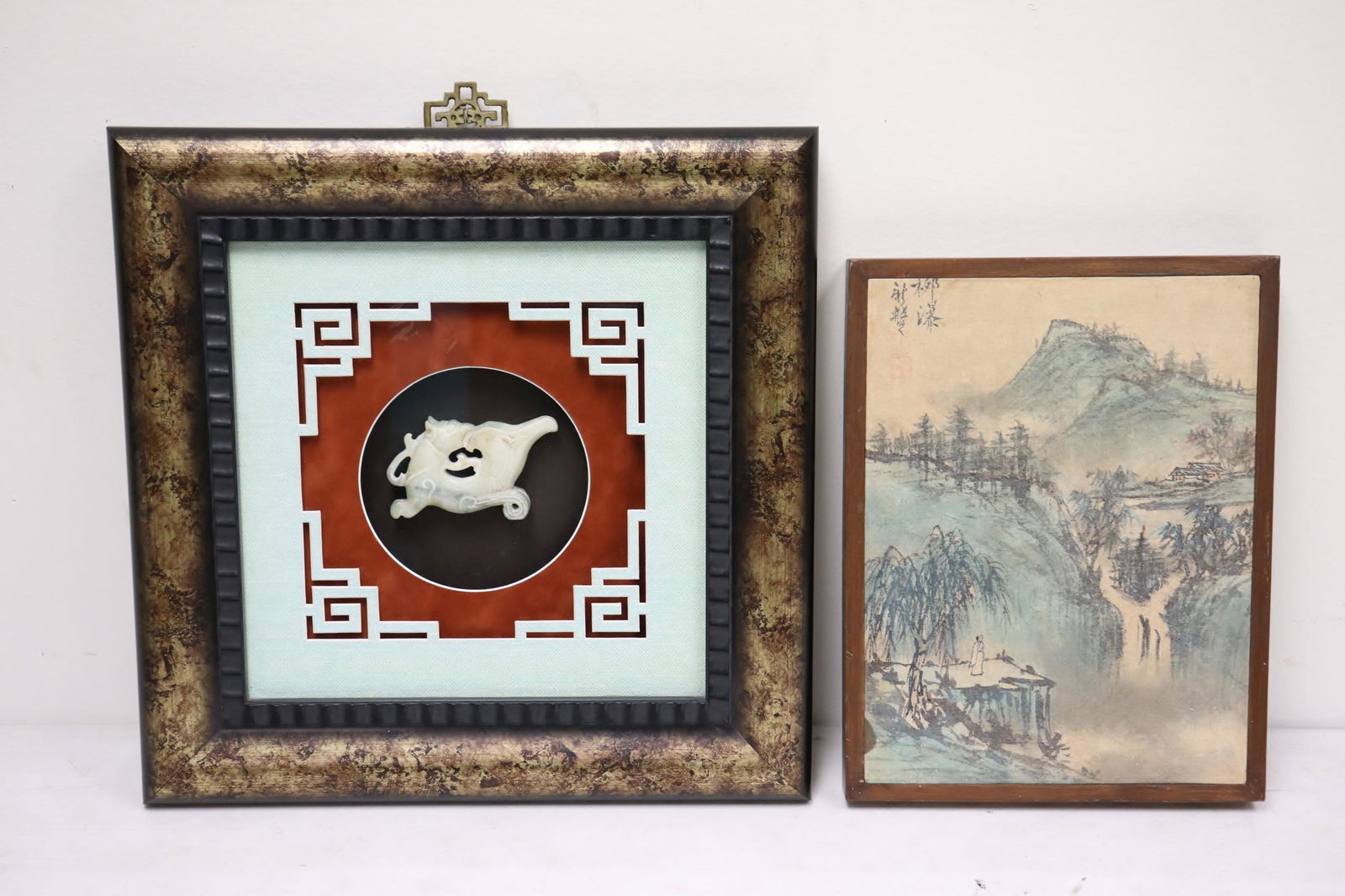 2 Chinese wall hangings (1 of 10)