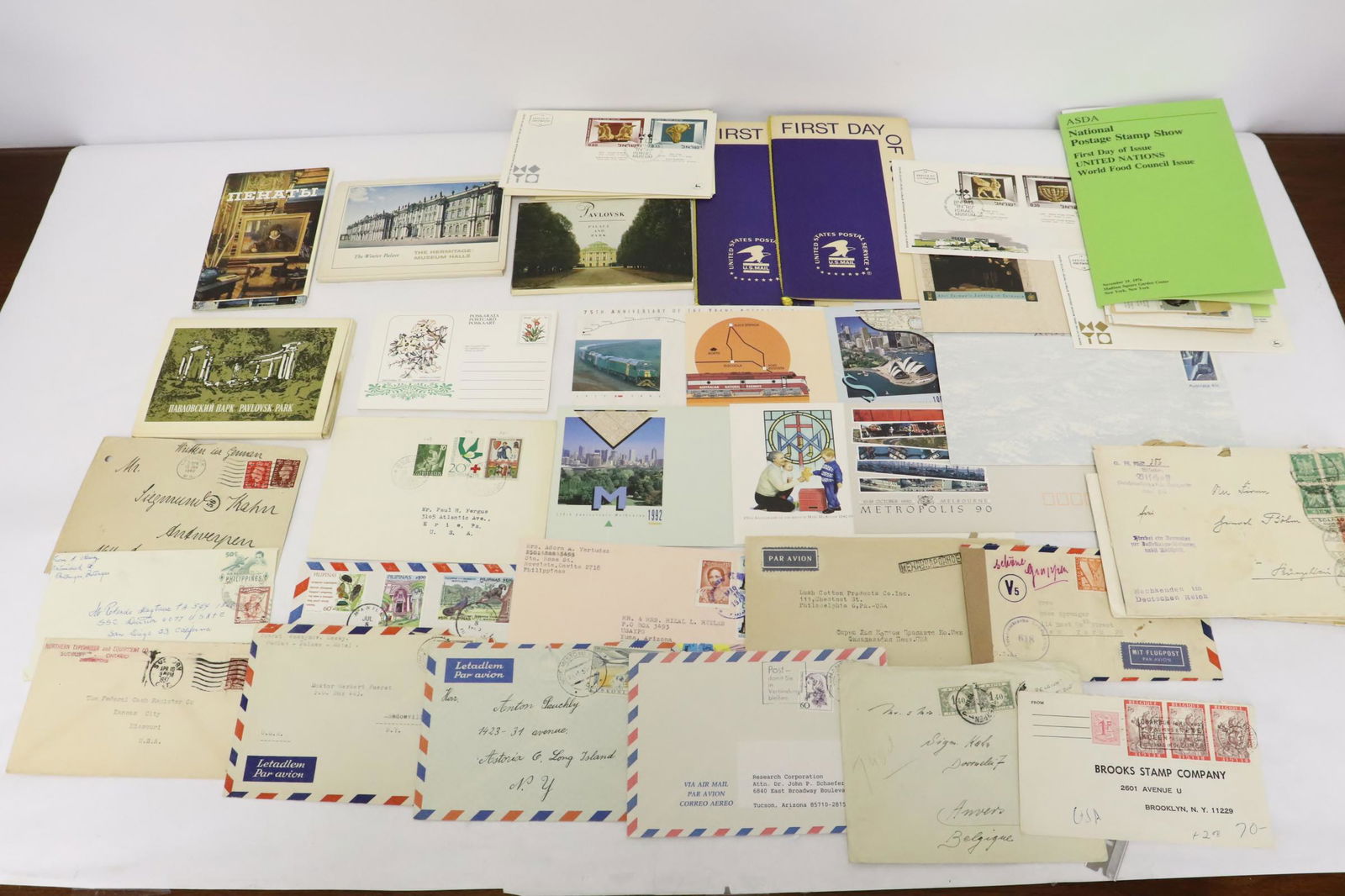 Lot of foreign picture postcards and stamps (1 of 12)