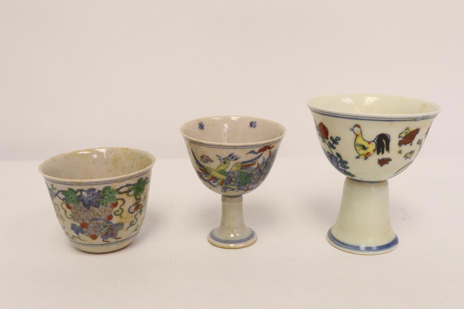 2 wucai stem cups and a wucai tea cup (1 of 10)