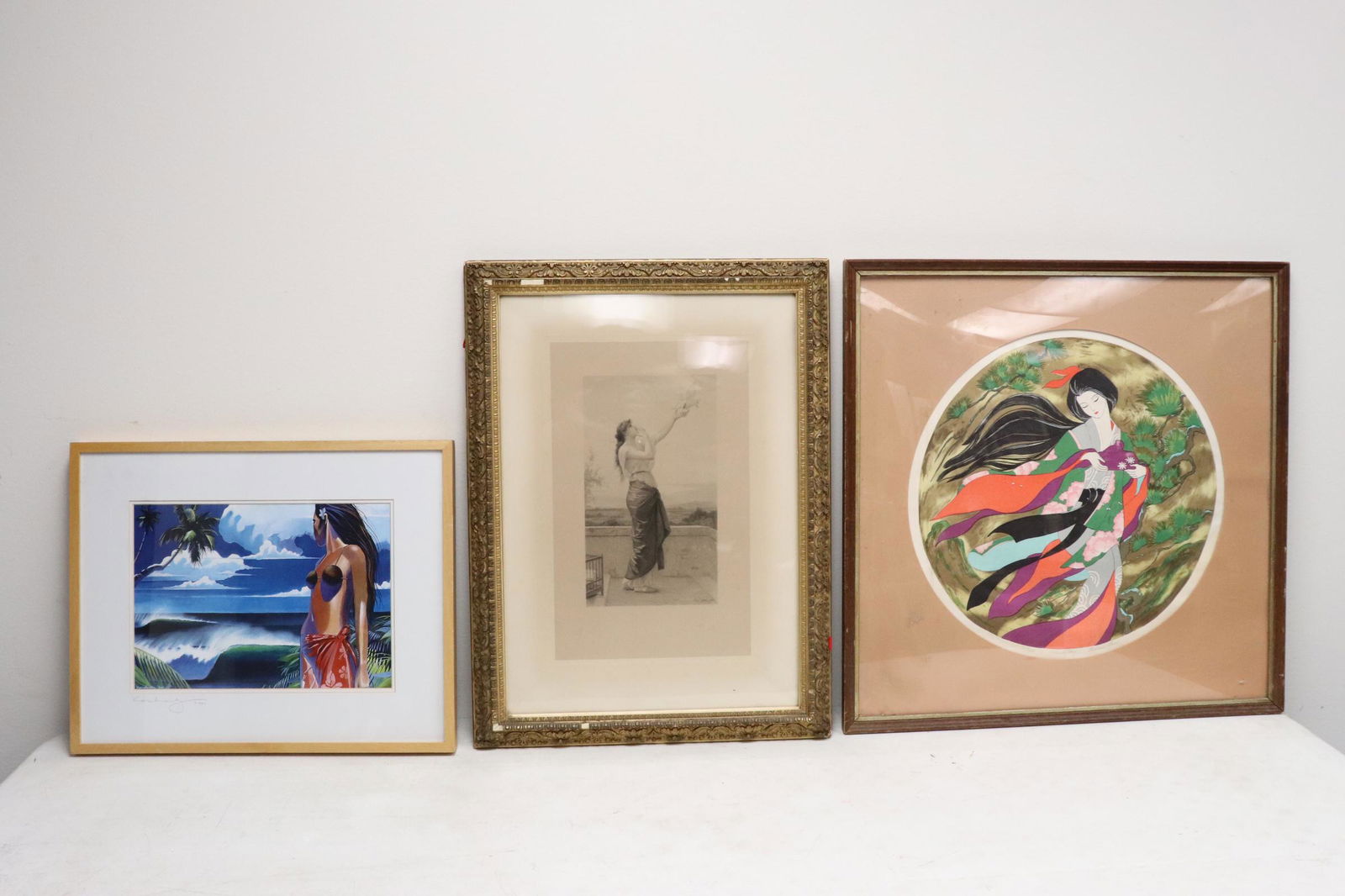 3 framed etchings/ prints (1 of 11)