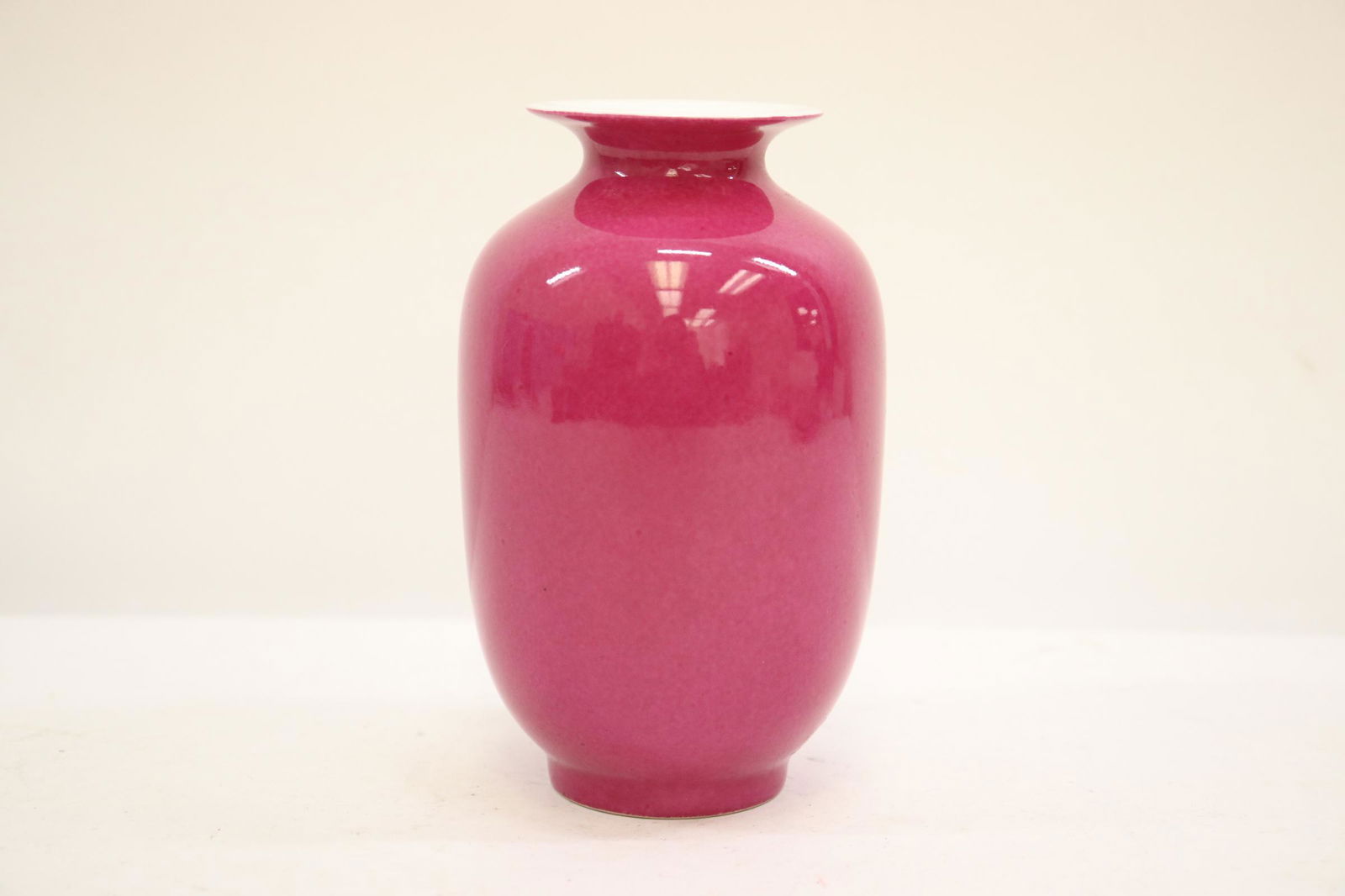 beautiful Chinese purple glazed porcelain vase (1 of 9)