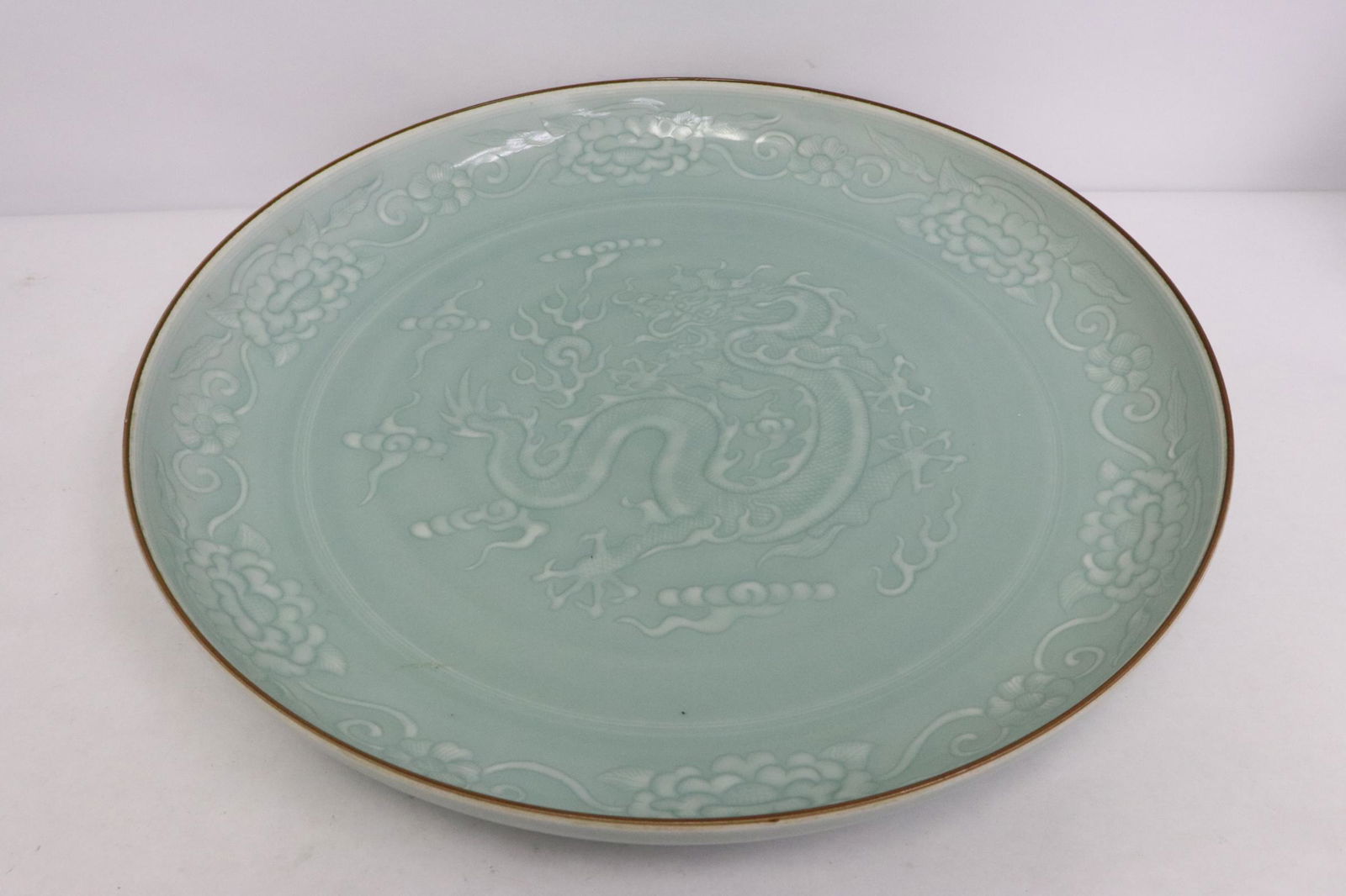 A light green porcelain platter (1 of 9)