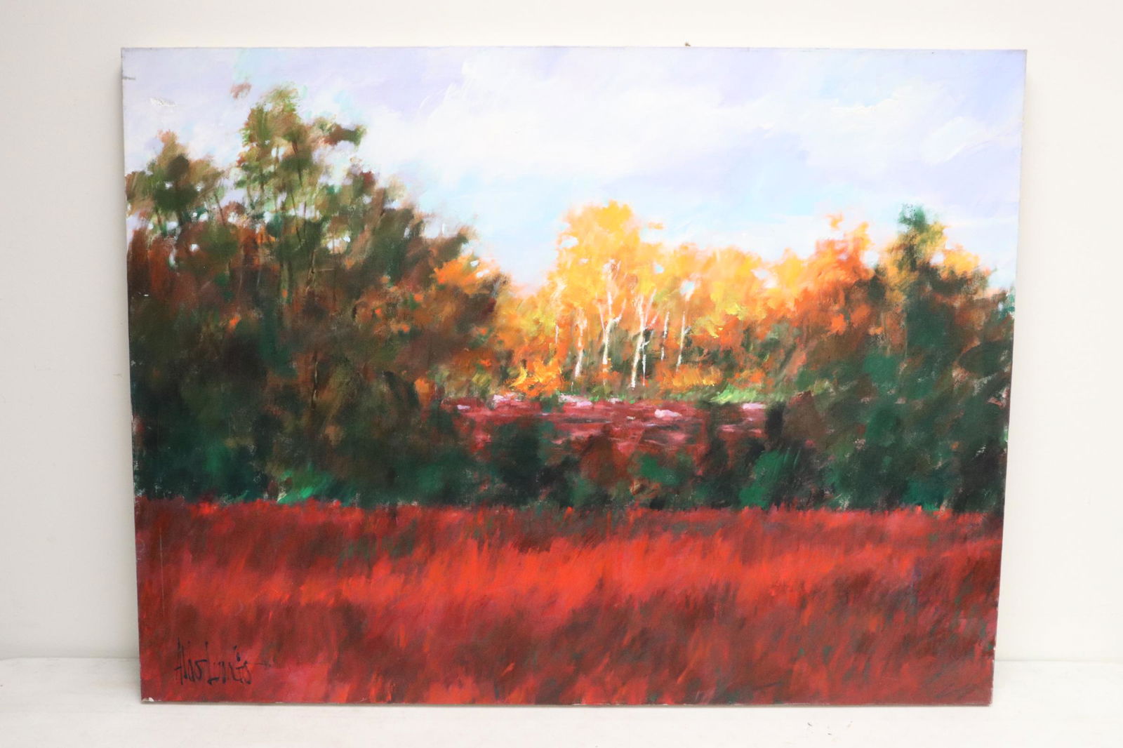 Large oil on canvas painting by Aldo Luongo (1 of 9)