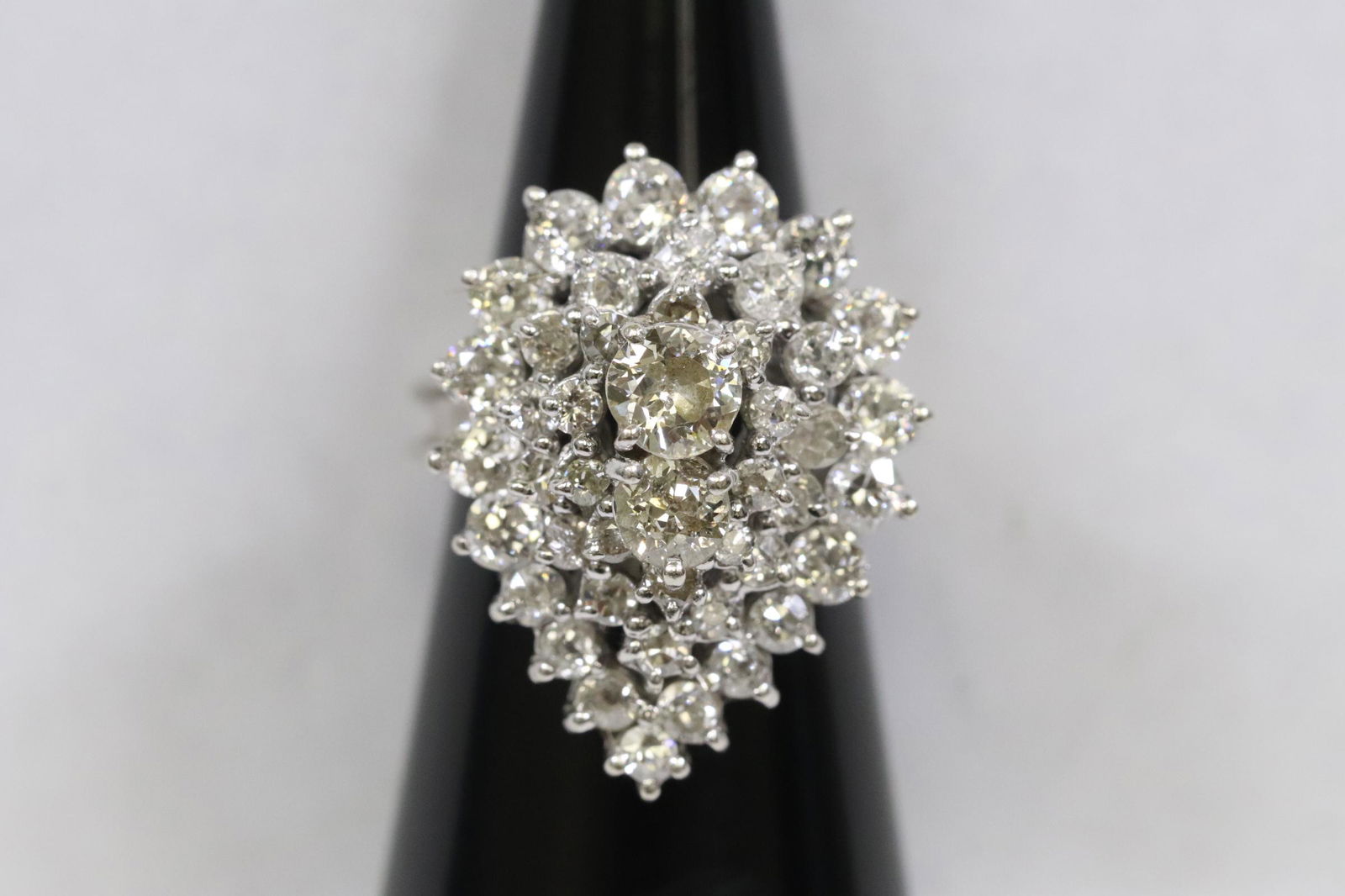 14K W/G diamond cocktail ring (1 of 12)