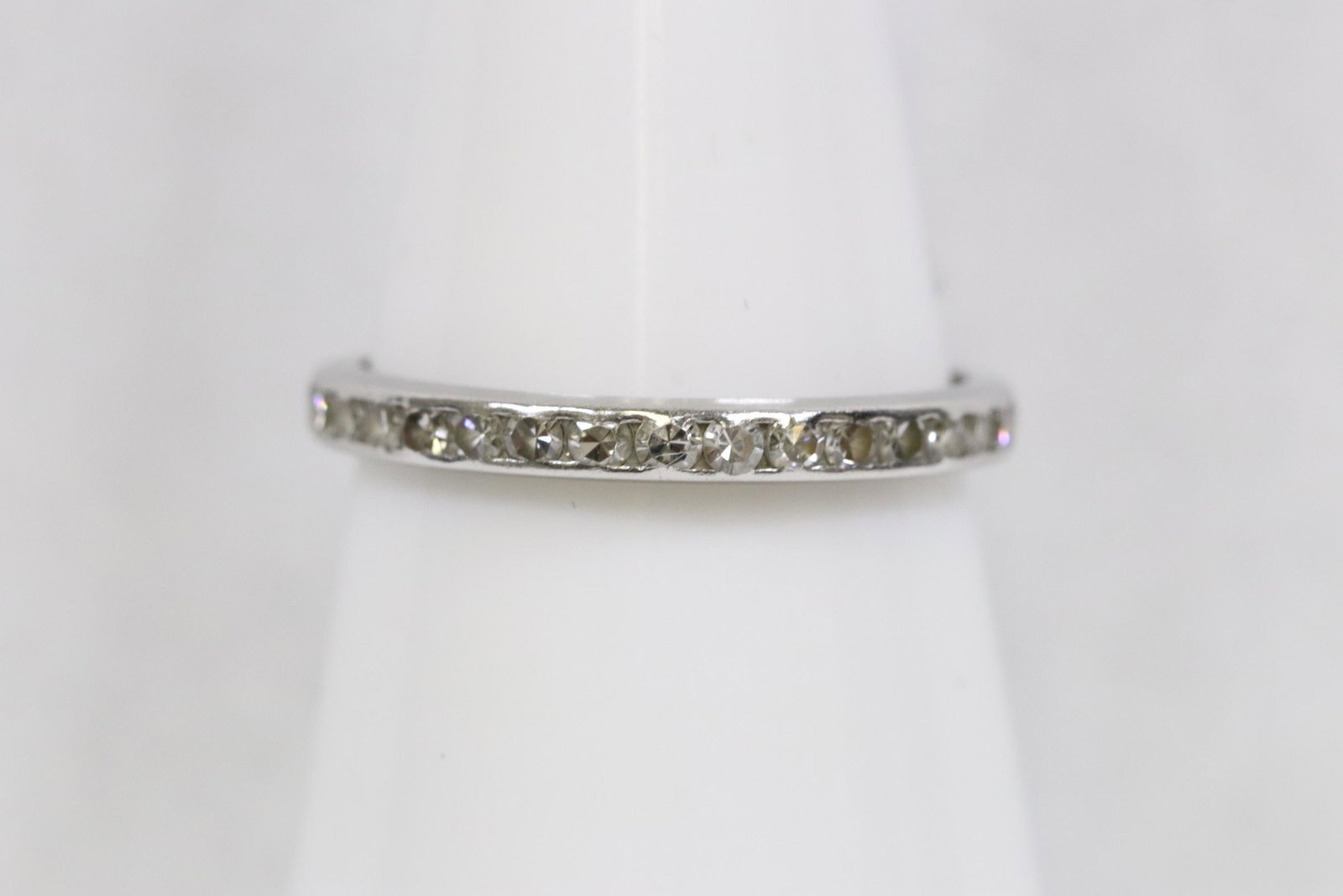 platinum diamond eternity ring (1 of 9)