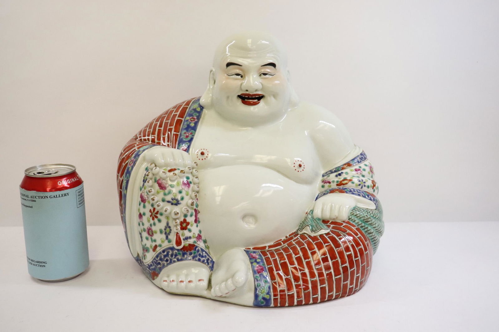 Famille rose porcelain deity (1 of 11)