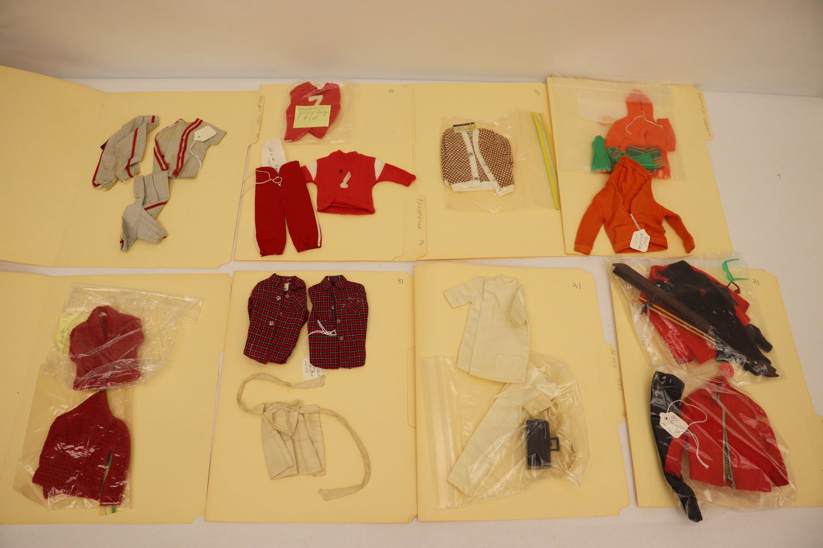 Lot of 60's Ken doll clothing: Lot of 60's Ken doll clothing