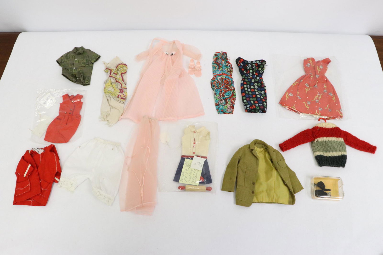 Lot of 60's misc. Barbie doll, Ken doll clothing (1 of 9)