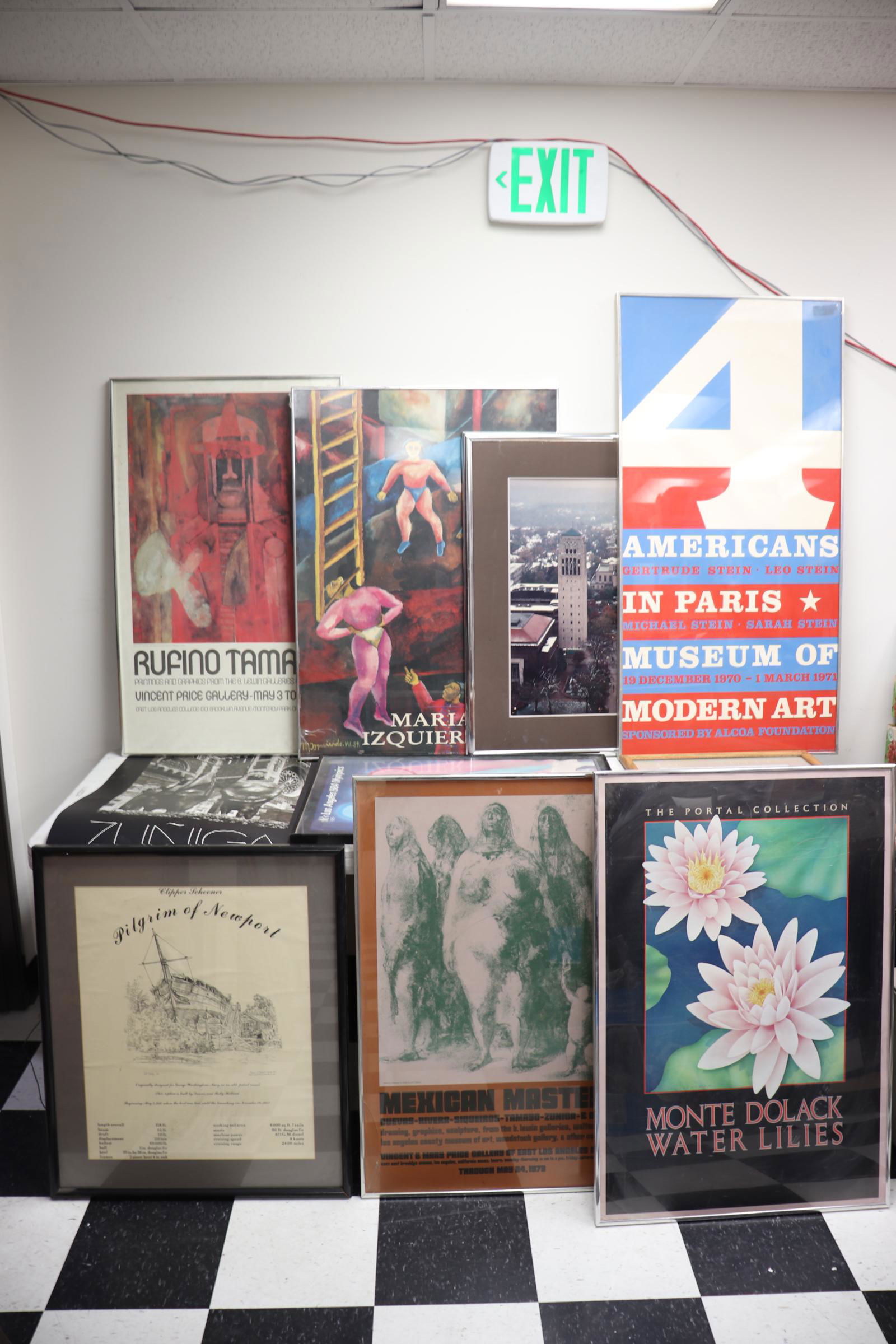 10 posters, most framed (1 of 9)