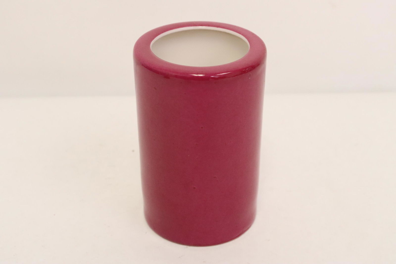 Fine Chinese purple glazed brush holder (1 of 9)