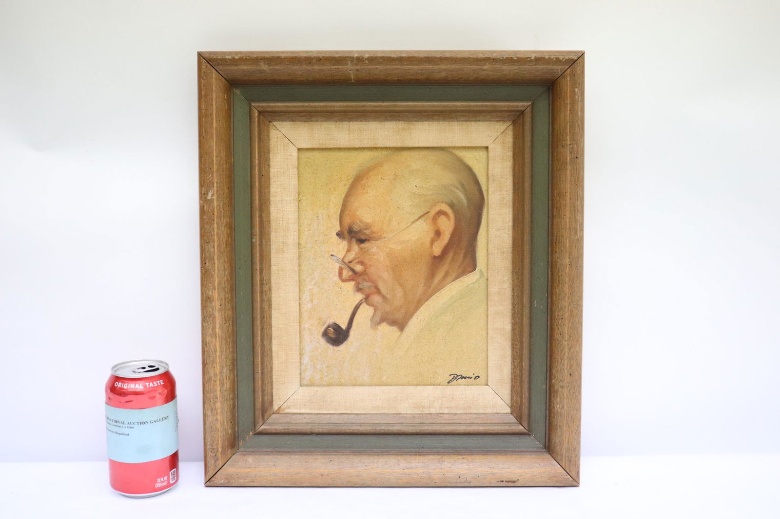 Oil on panel "portrait of old man" (1 of 10)